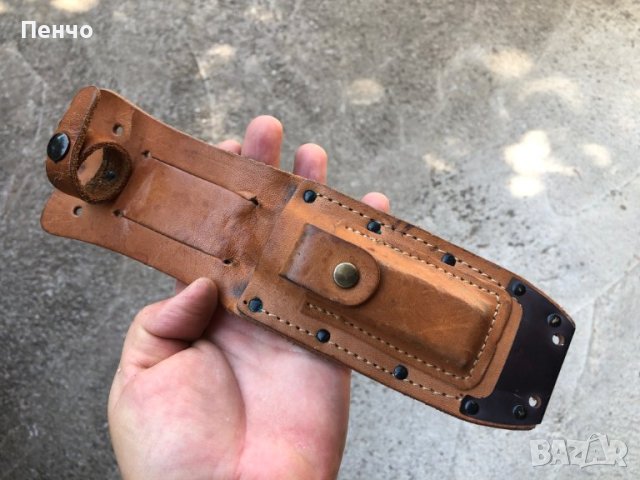 кания от стар военен/десантен, парашутен/ нож, снимка 1