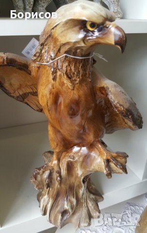 Статуетка Орел Фигура Птица 40см, снимка 6 - Декорация за дома - 42085883