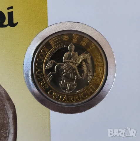 Австрия 50 шилинга 1996 1000 г. Австрия нумисбриф, снимка 2 - Нумизматика и бонистика - 51261916