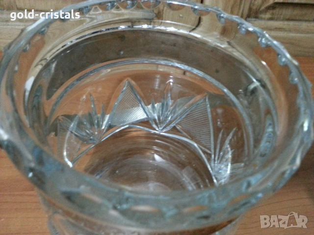 Кристална ледарка купа, снимка 2 - Антикварни и старинни предмети - 36186797