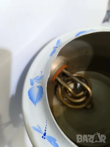 Гжель самовар и двоен сет за чай, снимка 10 - Чаши - 48258225
