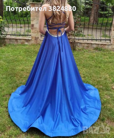 Абитуриентска рокля - цвят кралско синьо, снимка 6 - Рокли - 42014661