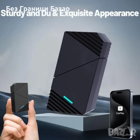 Нов CarPlay адаптер за кола 2025, Бърза Bluetooth + WiFi връзка автомобил, снимка 7 - Друга електроника - 50636868