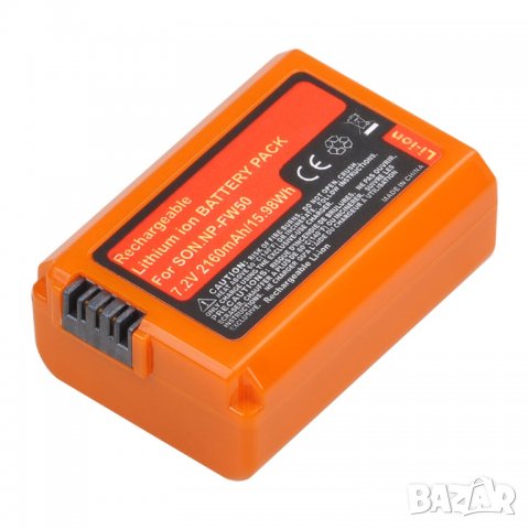 Батерия за Sony Alpha, NP-FW50, NP FW50, NPFW50, Sony Alpha 7 A5000, A6000, A6400 A6300 A7 A7II A7R, снимка 3 - Батерии, зарядни - 39714729