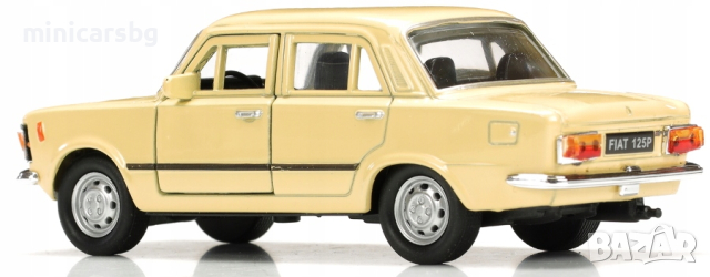 1:34 Метални колички: FIAT 125P - Welly, снимка 2 - Колекции - 44615205