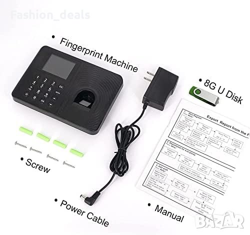 Нов Пръстов отпечатък Парола за присъствие за служители с Часовник, снимка 5 - Друга електроника - 41779577