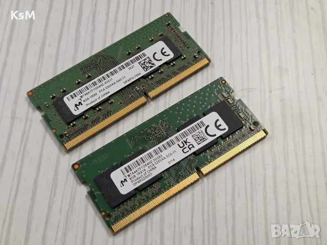 Комплект 2x8GB DDR4 RAM Micron 3200MHz за лаптоп (SO-DIMM) laptop ram