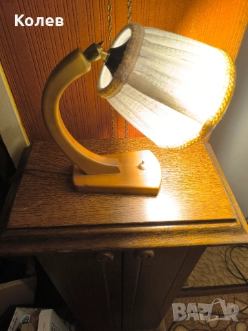 Винтидж дизайнерска лампа "mid-century" стил., снимка 2 - Антикварни и старинни предмети - 52807077