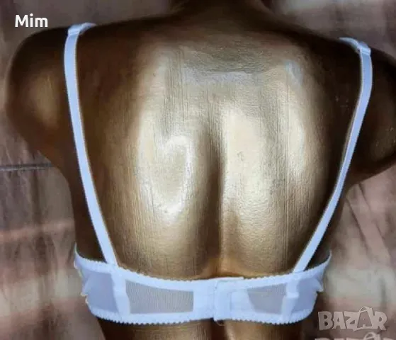 90 С Франция Дантелен сутиен с бродерия , снимка 5 - Бельо - 48430314