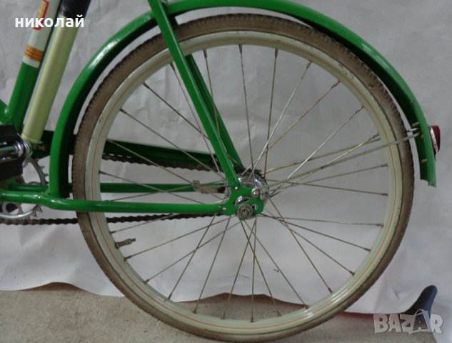 Ретро велосипед марка ГаЗ   Школник - 026 произведен 1982 година в СССР употребяван 20 цола, снимка 8 - Велосипеди - 39858683