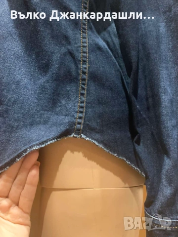 Риза деним Calvin Klein Jeans, размер М, снимка 14 - Ризи - 53768571