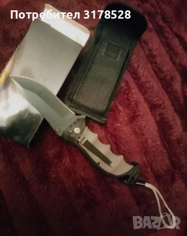 Сгъваем масивен нож, снимка 2 - Ножове - 50413650