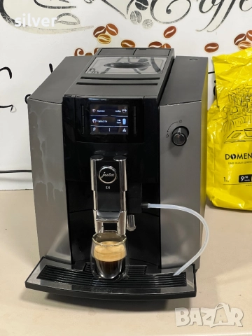 Кафемашина кафе автомат jura E6 с гаранция, снимка 2 - Кафемашини - 51638800