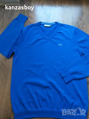 KJUS Merino Wool Golf Sweater - страхотен мъжки пуловер 36% мерино-вул 52/Л, снимка 9 - Пуловери - 48854568