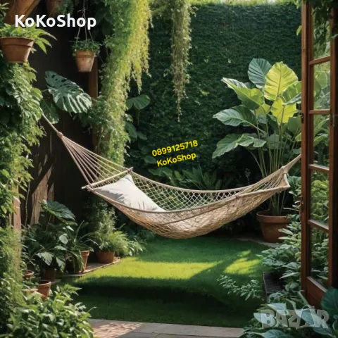 Хамак-200х100 см./градинска люлка/макраме