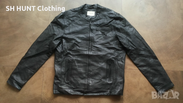SELECTED Leather Jacket Размер L / XL яке естествена кожа 43-66