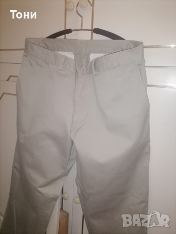 Нови Мъжки Бели Панталони , снимка 1 - Панталони - 44574498