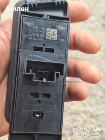 Панел Със Бутони За Управление На Стъклата За Volkswagen Golf MK7 2012-2020 Година  Фолксваген Голф , снимка 2 - Части - 44778443