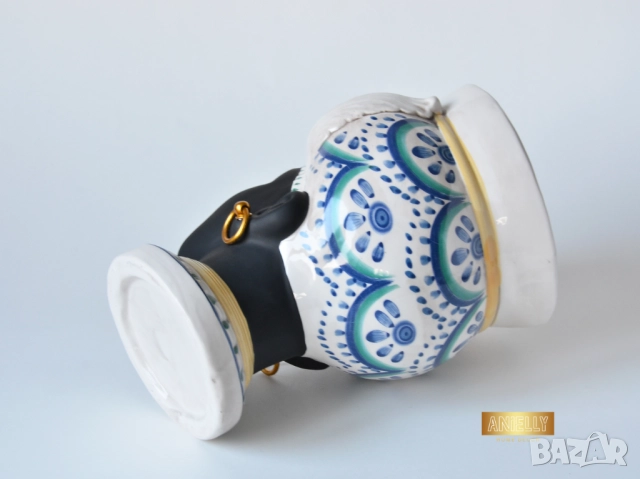 Керамична Саксия / Кашпа за Цветя с Форма на Глава на Африканска Жена / Подарък Декорация за Дома, снимка 11 - Саксии и кашпи - 52417680