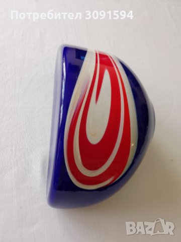   Ваза многоцветно двупластово стъкло   стъкло , снимка 4 - Други ценни предмети - 42027686