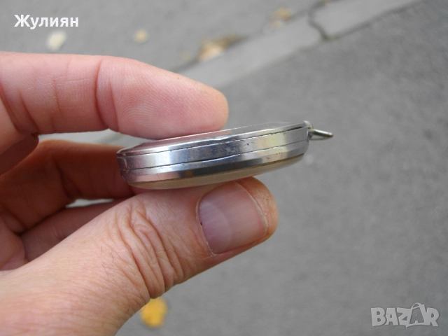 ДЖОБЕН ЧАСОВНИК МЪЛНИЯ МОЛНИЯ РИМСКИ ЦИФРИ, снимка 6 - Антикварни и старинни предмети - 52131777