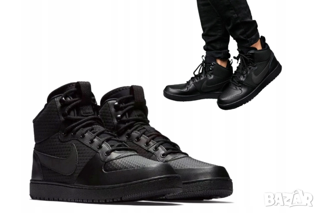 маратонки NIKE COURT BOROUGH MID номер 45 ,5, снимка 2 - Маратонки - 52298433