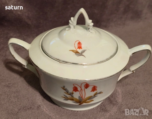 порцеланов сервиз ZehSchrezer Bavaria Германия почти 100 гидишен юбилеен, снимка 4 - Сервизи - 53851728