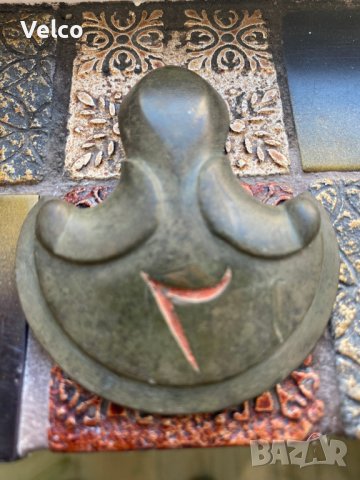 турска апликация бронз, снимка 2 - Антикварни и старинни предмети - 41837033