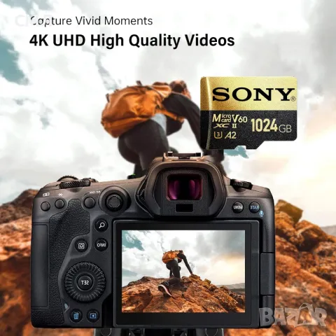 Карта с памет SONY 512GB, 1TB, 2TB (Micro SD) + Adapter / Адаптер, снимка 8 - Карти памет - 42112623