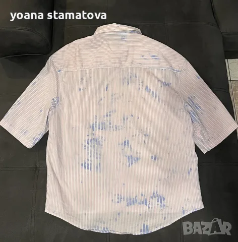 Мъжка риза Bershka размер M, снимка 2 - Ризи - 55780942
