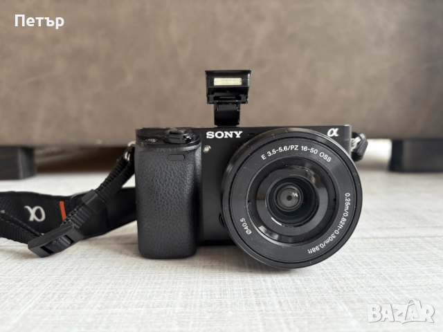 Sony A6000 Mirrorless 24MP + обектив 16-50 mm + аксесоари, снимка 4 - Обективи и филтри - 52628235