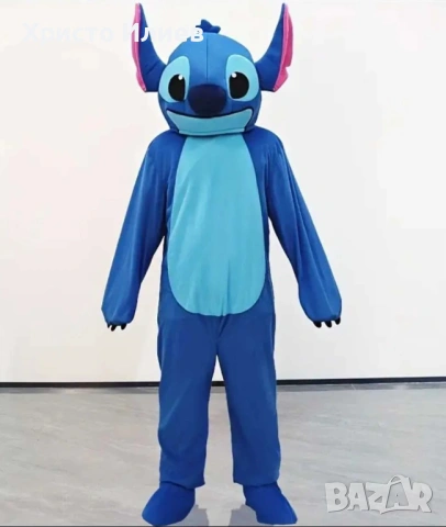 Костюм Стич за детско парти рожден ден изненада Маскот , снимка 2 - Други - 53030687