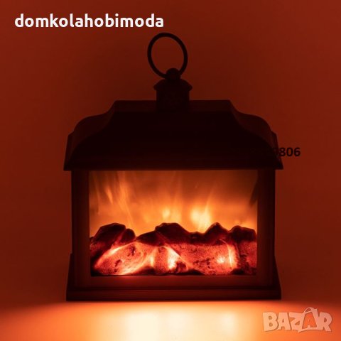 Декоративна камина LED подсветка, 21х10х20см, На батерии , снимка 2 - Декорация за дома - 41914048