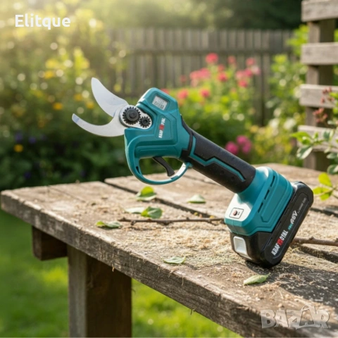 Акумулаторна лозарска ножица KraftRoyal 36V 8Ah с телескопичен прът до 2.7м, снимка 2 - Градинска техника - 53338094