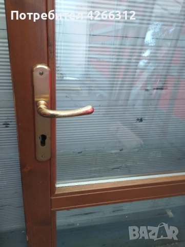 Италианска врата от дърво с двойно закалено стъкло., снимка 4 - Входни врати - 51984333
