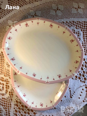 Голяма порцеланова чиния за торта и сервиране и други предмети , снимка 9 - Чинии - 47190254