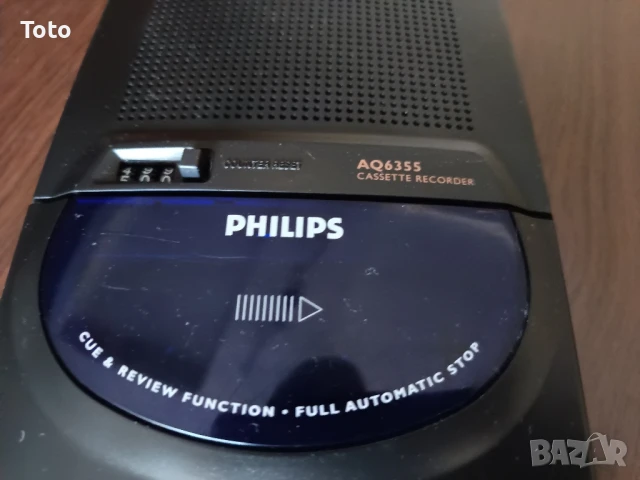 Портативен касетофон Philips AQ 6355., снимка 3 - Радиокасетофони, транзистори - 50908269