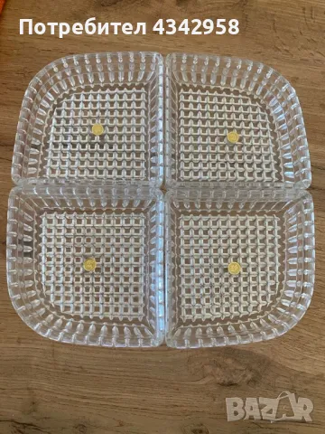 WMF vintage Lead cristal dish Germany, снимка 2 - Други ценни предмети - 48612372