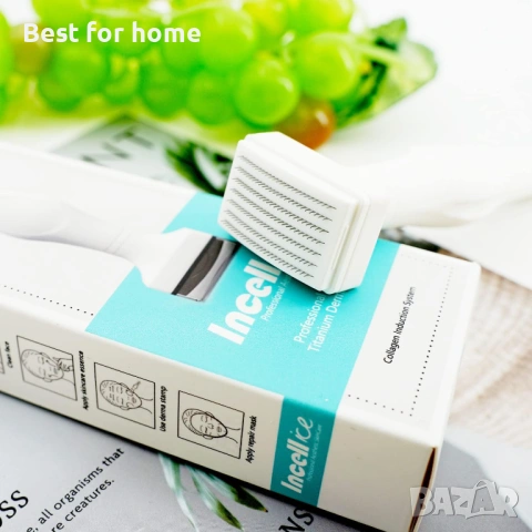 INCELLICE Derma Stamp Derma Stamp 1.5 мм 175 титаниеви игли за коса и брада, снимка 8 - Друга електроника - 53679484