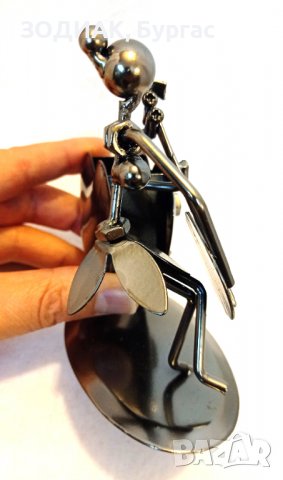 Метална Пластина Музикант / Моливник, снимка 4 - Декорация за дома - 28253998