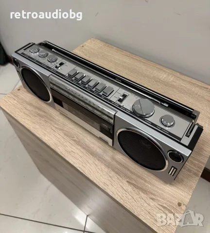 🔈Ретро мини радиокасетофон Sanyo M7130L - Boombox - профилактиран🔈, снимка 6 - Радиокасетофони, транзистори - 56034862