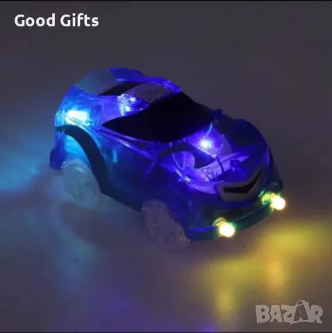 Количка с дистанционно за Magic Tracks, Светеща кола с дистанционно , снимка 2 - Коли, камиони, мотори, писти - 47303424