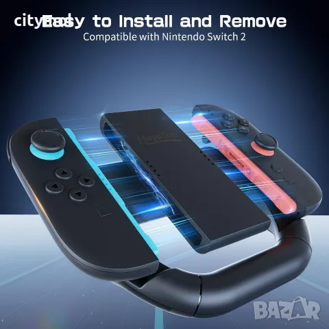 Joy-Con Grip за Nintendo Switch 2, Комплект 3 в 1 калъфи за Joy-Con Comfort Grip, снимка 3 - Аксесоари - 55790688