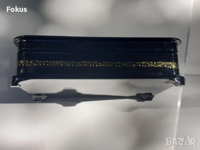 Уникална руска голяма лакова кутия Федоскино войници, снимка 5 - Антикварни и старинни предмети - 51301446