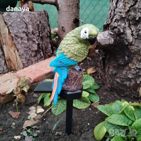 5445 Градинска соларна лампа Папагал, снимка 3 - Градински мебели, декорация  - 47937070