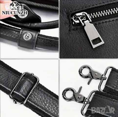 Класическа Мъжка Бизнес чанта (куфарче за лаптоп 16”) Естествена кожа!, снимка 11 - Чанти - 49293945