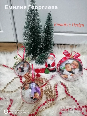 Коледни топки със снимки на-най ниски цени , снимка 8 - Коледни подаръци - 52591530