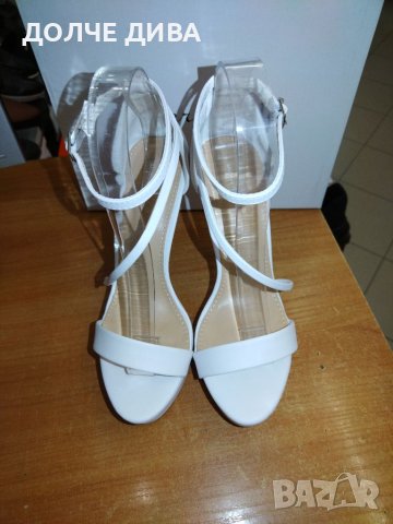 НАМАЛЕНИЕ-Дамски сандали м. 3963 бяли, снимка 2 - Дамски елегантни обувки - 41350738