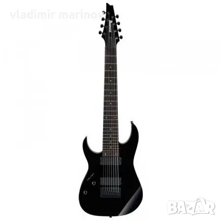8 струнна електрическа китара Ibanez RG8L Black  за лява ръка