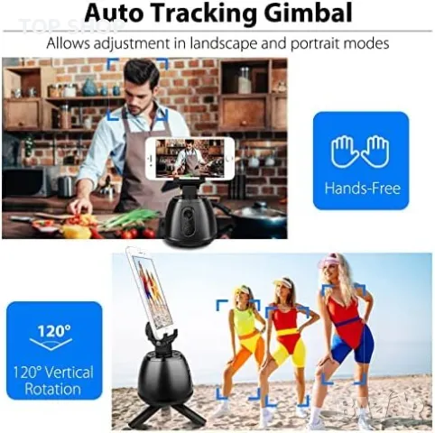 Нова Стойка за мобилен телефон Настолен статив Стабилизатор видео влог, снимка 3 - Селфи стикове, аксесоари - 49202996